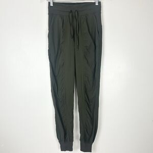 Lululemon Dance Studio Jogger *29" Dark Olive Green Pants Womens Size 2 LW5BPJS